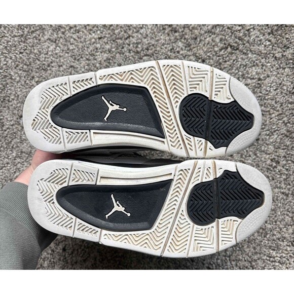 Nike Air Jordan 4 Military Black Size 4 Youth (Size 5.5 Women's) - Picture 5 of 8